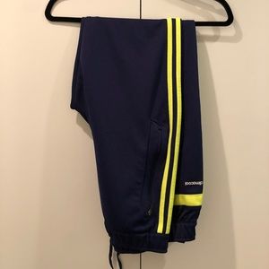 Adidas zip-ankle joggers size M